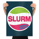 Slurmy - Prints Posters RIPT Apparel 18x24 / Indigo