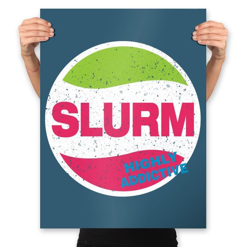 Slurmy - Prints Posters RIPT Apparel 18x24 / Indigo