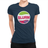 Slurmy - Womens Premium T-Shirts RIPT Apparel Small / Midnight Navy