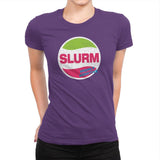 Slurmy - Womens Premium T-Shirts RIPT Apparel Small / Purple Rush