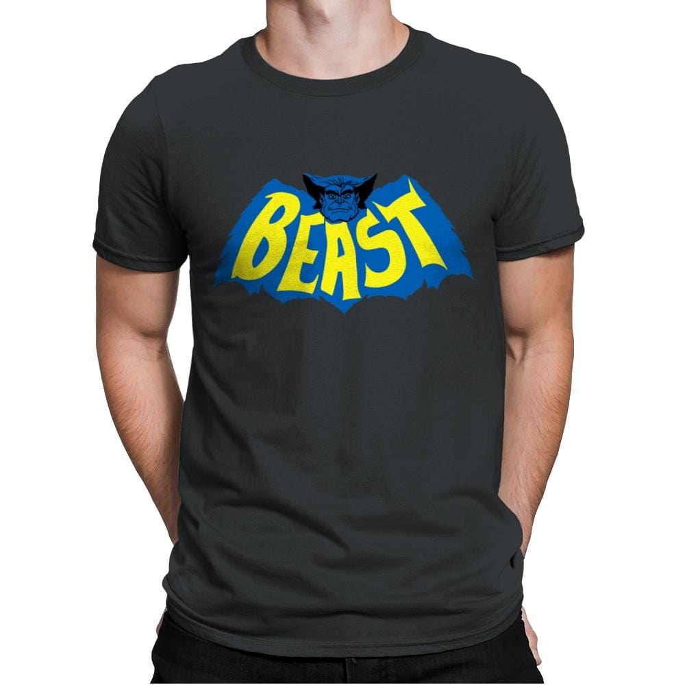 Smart Beast Man - Mens Premium T-Shirts RIPT Apparel Small / Heavy Metal