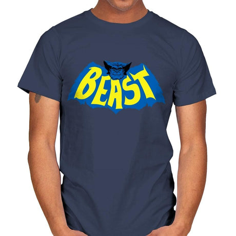 Smart Beast Man - Mens T-Shirts RIPT Apparel Small / Navy