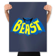 Smart Beast Man - Prints Posters RIPT Apparel 18x24 / Navy