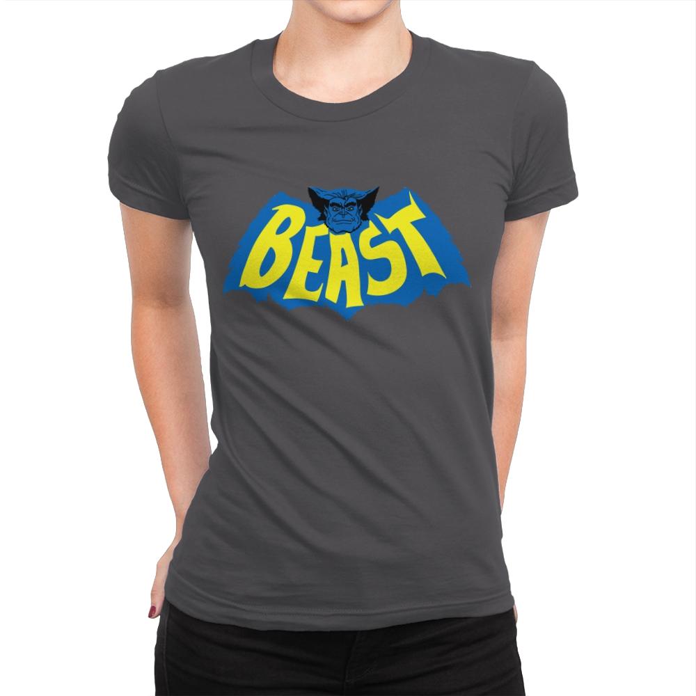 Smart Beast Man - Womens Premium T-Shirts RIPT Apparel Small / Heavy Metal