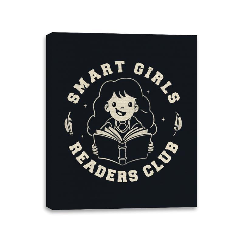 Smart Girls Readers Club - Canvas Wraps Canvas Wraps RIPT Apparel 11x14 / Black