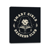 Smart Girls Readers Club - Canvas Wraps Canvas Wraps RIPT Apparel 11x14 / Black