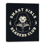 Smart Girls Readers Club - Canvas Wraps Canvas Wraps RIPT Apparel 16x20 / Black