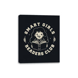 Smart Girls Readers Club - Canvas Wraps Canvas Wraps RIPT Apparel 8x10 / Black