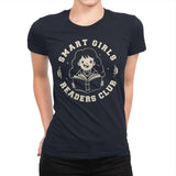 Smart Girls Readers Club - Womens Premium T-Shirts RIPT Apparel Small / Midnight Navy