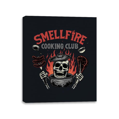 Smellfire Cooking Club - Canvas Wraps Canvas Wraps RIPT Apparel 11x14 / Black