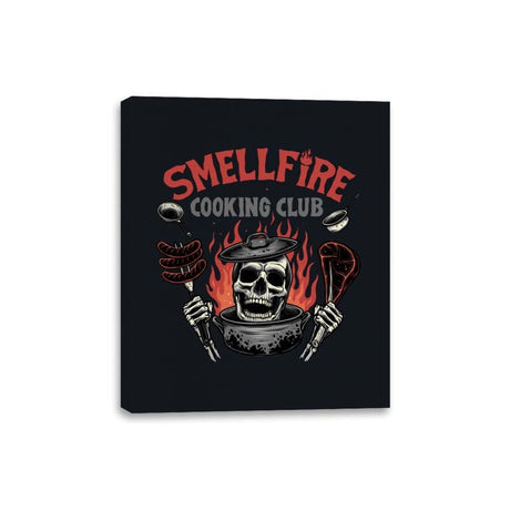 Smellfire Cooking Club - Canvas Wraps Canvas Wraps RIPT Apparel 8x10 / Black