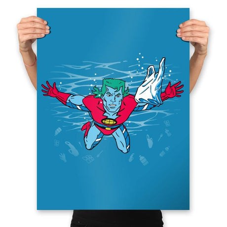 Smells Like Dirty Planet - Prints Posters RIPT Apparel 18x24 / Sapphire