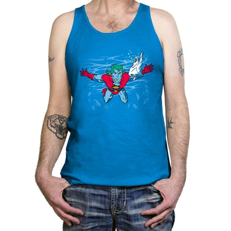 Smells Like Dirty Planet - Tanktop Tanktop RIPT Apparel X-Small / Teal
