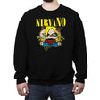 Smells Like Grumpy Spirit - Crew Neck Sweatshirt Crew Neck Sweatshirt RIPT Apparel Small / Black