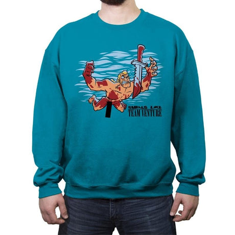 Smells Like Team Venture - Crew Neck Sweatshirt Crew Neck Sweatshirt RIPT Apparel