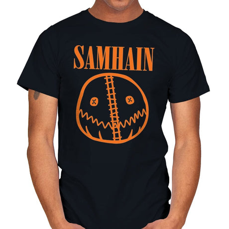Smiley Sam - Mens T-Shirts RIPT Apparel Small / Black