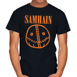 Smiley Sam - Mens T-Shirts RIPT Apparel Small / Black