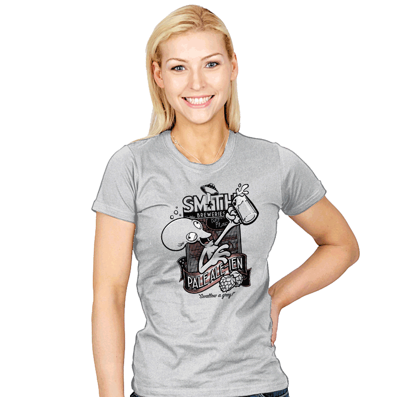Smith's Pale Ale-ien - Womens T-Shirts RIPT Apparel