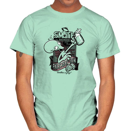 Smith's Pale-Alien Exclusive - Mens T-Shirts RIPT Apparel Small / Mint Green