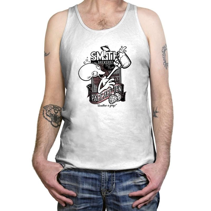 Smith's Pale-Alien Exclusive - Tanktop Tanktop RIPT Apparel X-Small / White