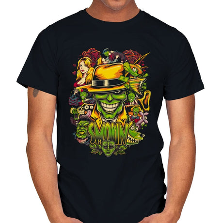 Smokin - Mens T-Shirts RIPT Apparel Small / Black