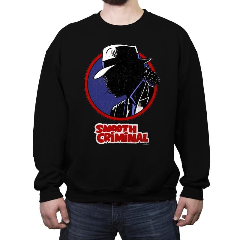 Smooth Criminal - Best Seller - Crew Neck Sweatshirt Crew Neck Sweatshirt RIPT Apparel Small / Black
