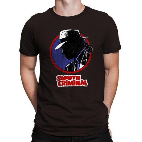 Smooth Criminal - Best Seller - Mens Premium T-Shirts RIPT Apparel Small / Dark Chocolate