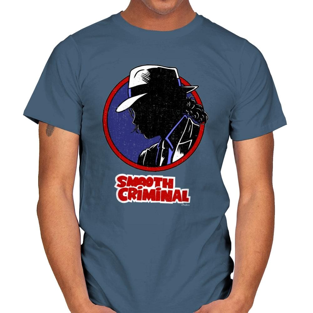 Smooth Criminal - Best Seller - Mens T-Shirts RIPT Apparel Small / Indigo Blue