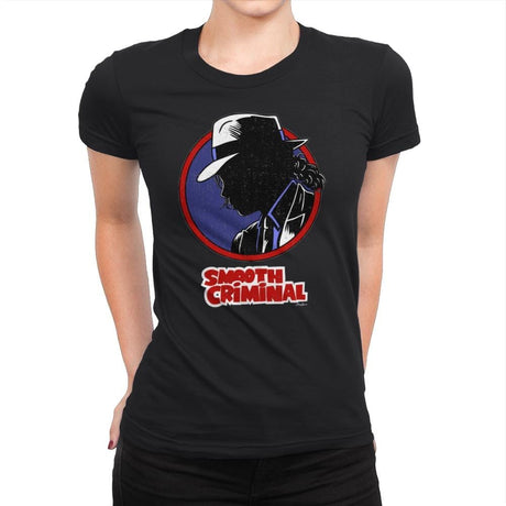 Smooth Criminal - Best Seller - Womens Premium T-Shirts RIPT Apparel Small / Black
