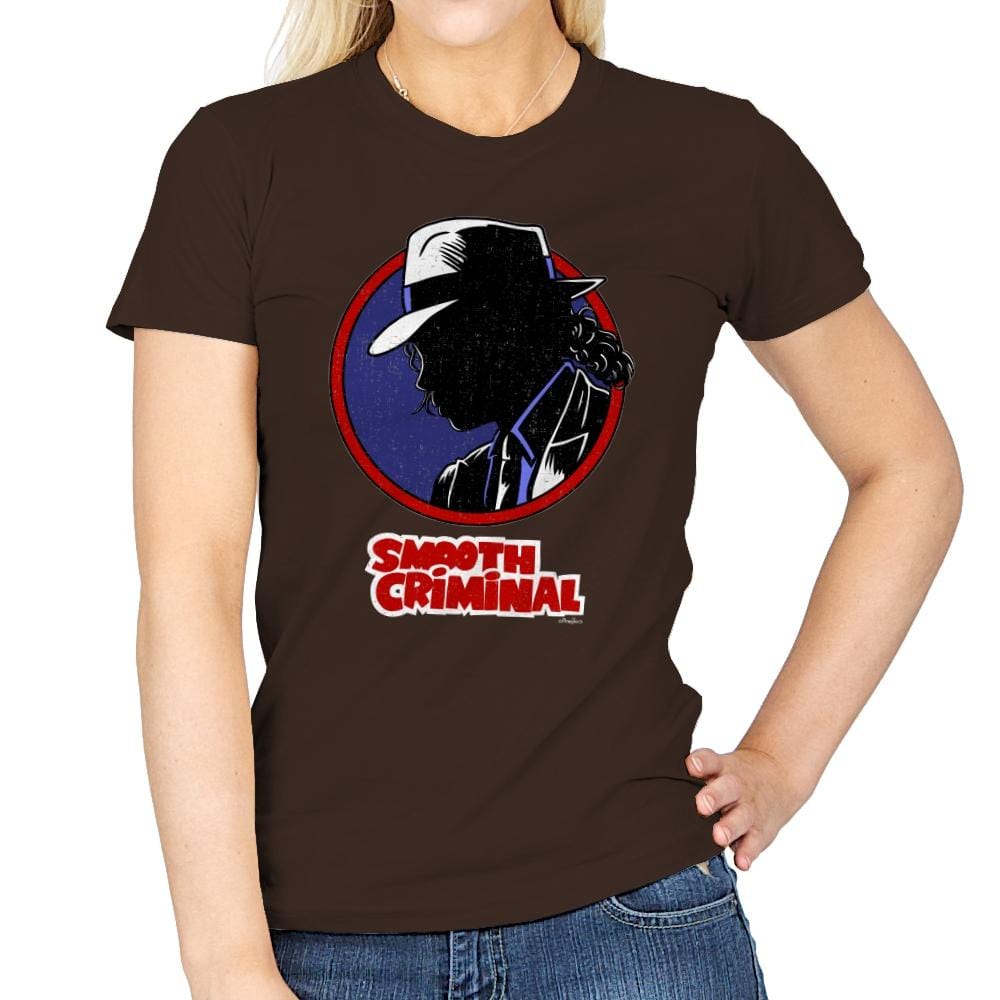 Smooth Criminal - Best Seller - Womens T-Shirts RIPT Apparel Small / Dark Chocolate