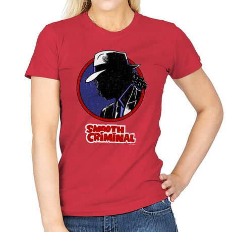 Smooth Criminal - Best Seller - Womens T-Shirts RIPT Apparel Small / Red
