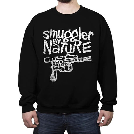 Smuggler by Nature - Crew Neck Sweatshirt Crew Neck Sweatshirt RIPT Apparel