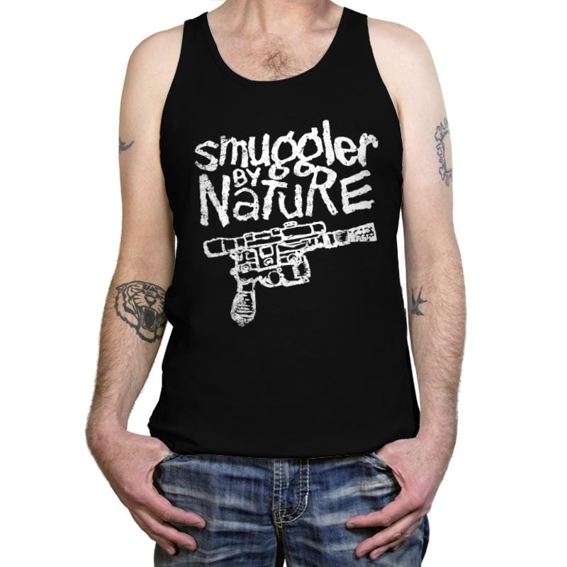 Smuggler by Nature - Tanktop Tanktop RIPT Apparel X-Small / Black