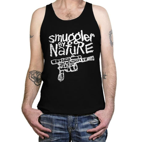 Smuggler by Nature - Tanktop Tanktop RIPT Apparel X-Small / Black