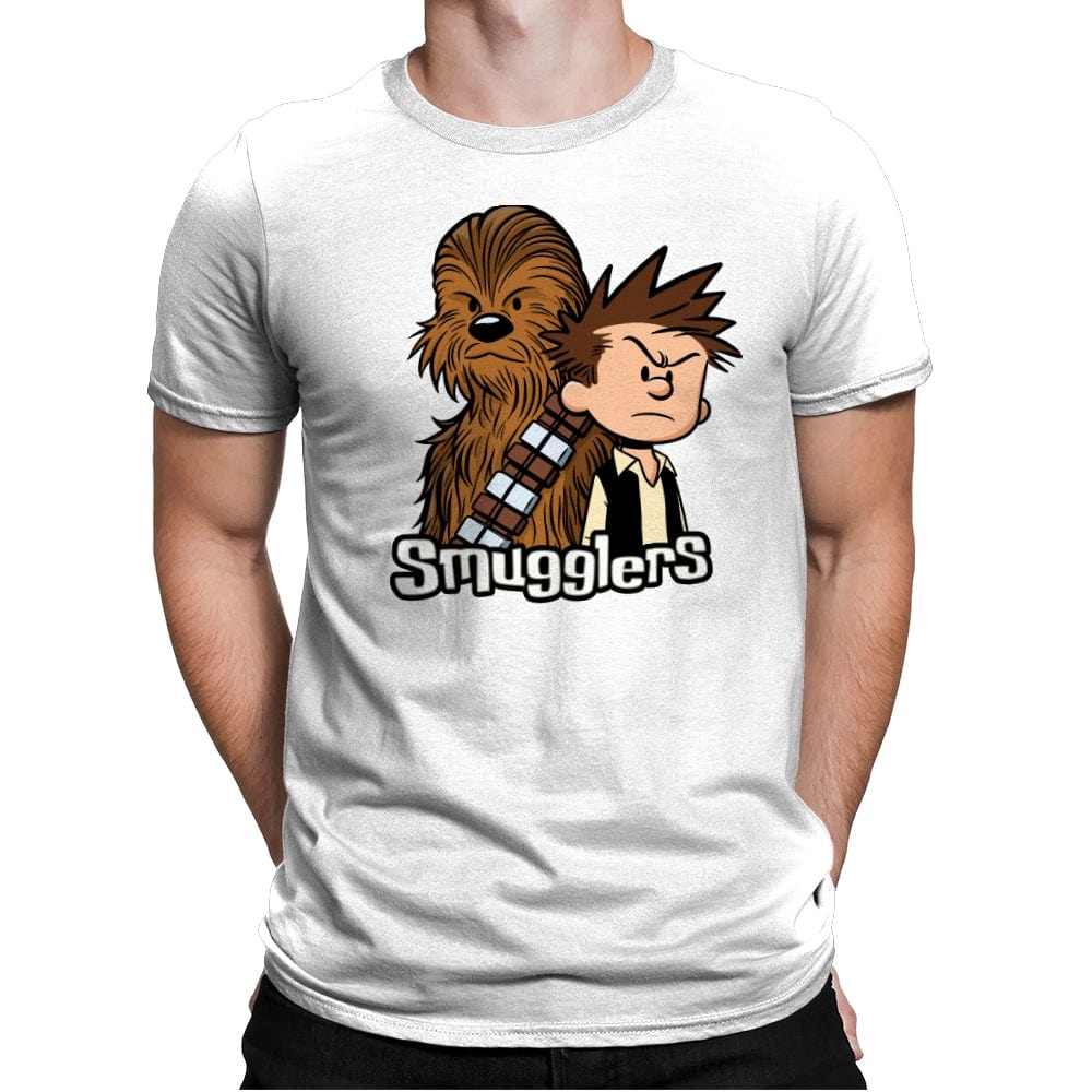 Smugglers - Mens Premium T-Shirts RIPT Apparel Small / White
