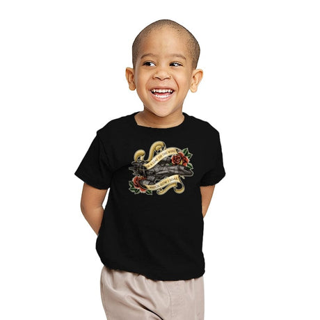 Smugglers Tattoo - Youth T-Shirts RIPT Apparel X-small / Black