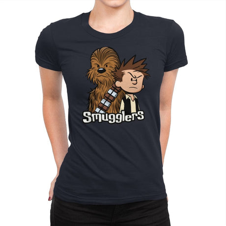 Smugglers - Womens Premium T-Shirts RIPT Apparel Small / Midnight Navy