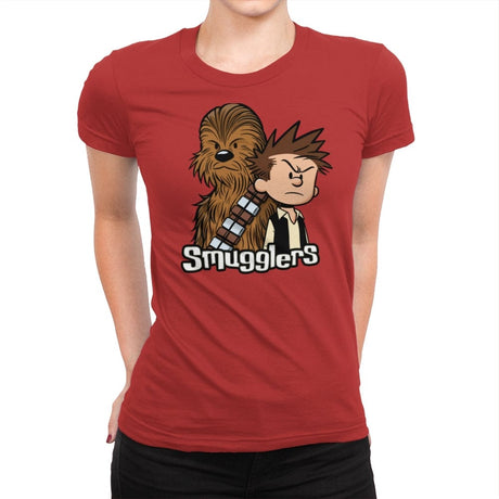 Smugglers - Womens Premium T-Shirts RIPT Apparel Small / Red
