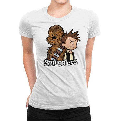 Smugglers - Womens Premium T-Shirts RIPT Apparel Small / White