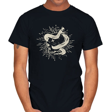 Snake - Mens T-Shirts RIPT Apparel Small / Black