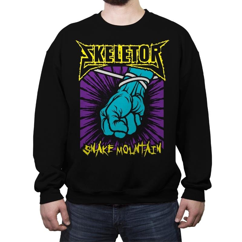 Snake Mountain - Crew Neck Sweatshirt Crew Neck Sweatshirt RIPT Apparel Small / Black