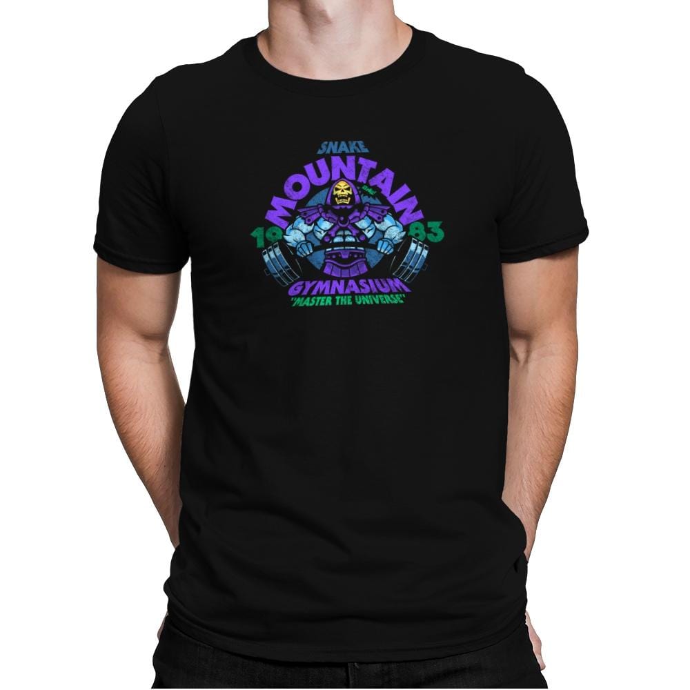 Snake Mountain Gym Exclusive - Mens Premium T-Shirts RIPT Apparel Small / Black