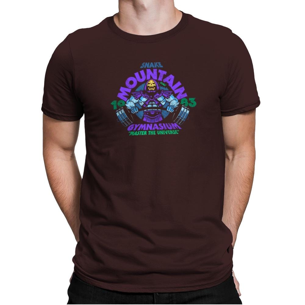 Snake Mountain Gym Exclusive - Mens Premium T-Shirts RIPT Apparel Small / Dark Chocolate