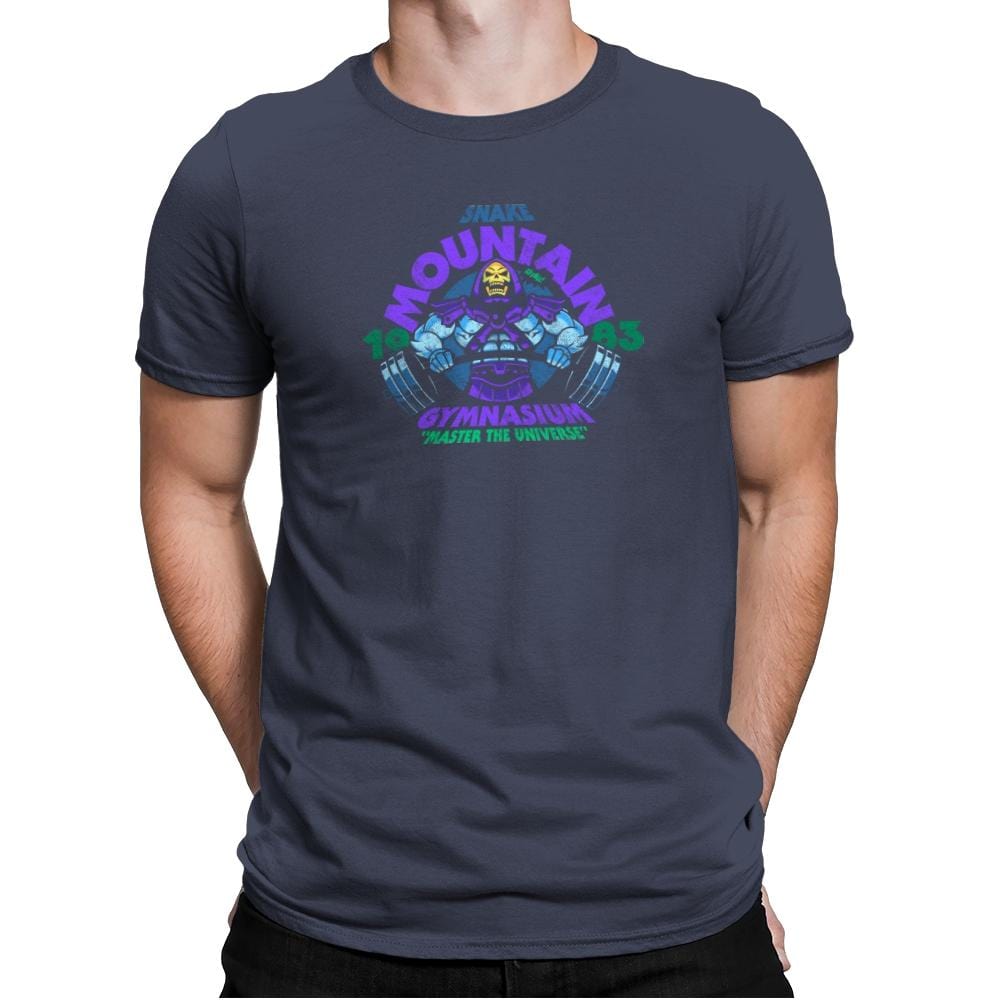 Snake Mountain Gym Exclusive - Mens Premium T-Shirts RIPT Apparel Small / Indigo