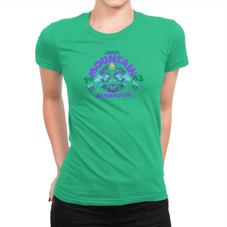 Snake Mountain Gym Exclusive - Womens Premium T-Shirts RIPT Apparel Small / Kelly Green