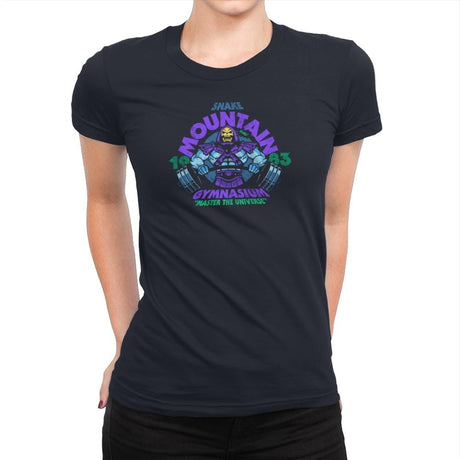 Snake Mountain Gym Exclusive - Womens Premium T-Shirts RIPT Apparel Small / Midnight Navy