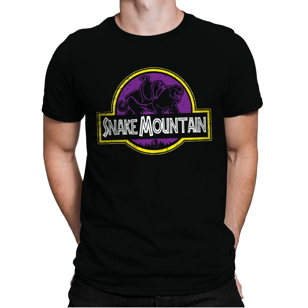 Snake Mountain - Mens Premium T-Shirts RIPT Apparel Small / Black