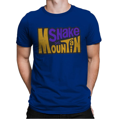 Snake Mountain - Mens Premium T-Shirts RIPT Apparel Small / Royal