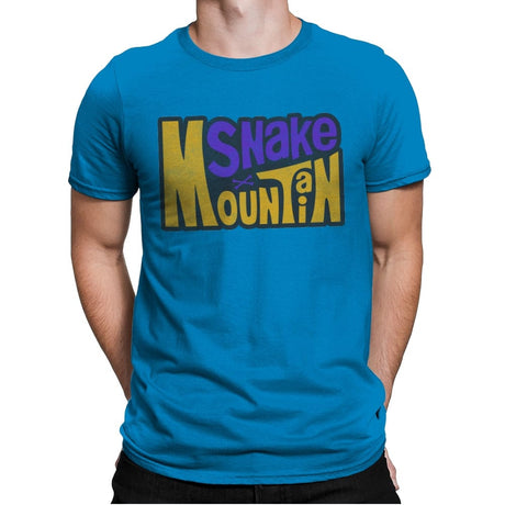 Snake Mountain - Mens Premium T-Shirts RIPT Apparel Small / Turqouise