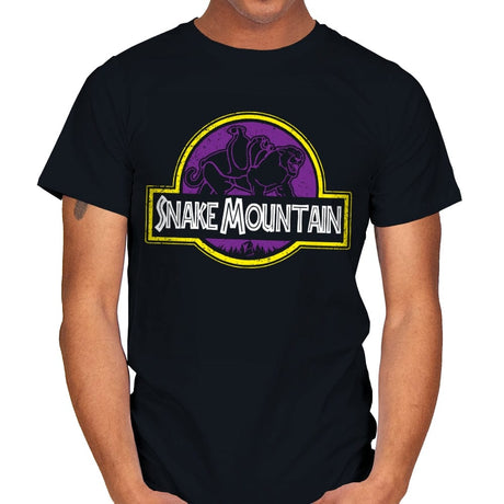 Snake Mountain - Mens T-Shirts RIPT Apparel Small / Black